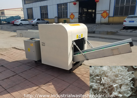 Rotary Blades Rag Shredder Defective Sanitary Napkin Diapers Recycling Cutting Machine