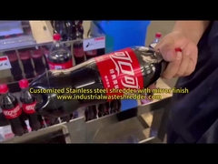 ODM stainless steel plastic bottles shredder with customized sheet metal sheet metal fabrication and