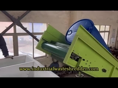 200 - liter blue plastic barrel shredder
