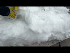 1200F model 4 moving knives, 20mm screen for cutting and crushing ceramic fibers