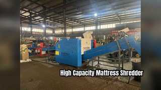 JF 1200F Industrial Mattress and Textile Shredder Machine