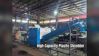 High Capacity Plastic Film Shredder Energy Saving Solution