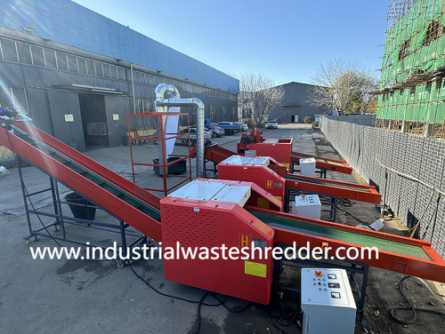 Latest company news about PP yarns cutting machine,HDPE films crusher machine