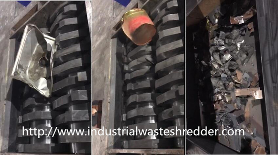 Municipal Solid Waste Shredder 37 KW 75 Rpm Rotating Speed High Shredding Efficiency