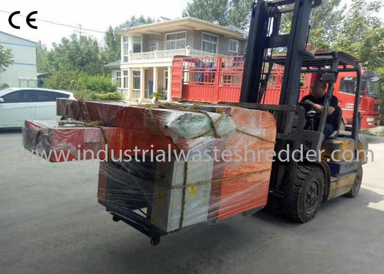 High Efficiency Plastic Bag Shredder Machine , Industrial Waste Large Capacity Shredder