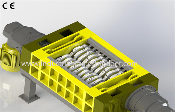 Good price Double Shaft Aluminum Shredder Equipment Low Noise Custom Output Size online
