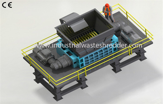 Good price Industrial Solid Scrap Metal Shredder High Torque Automatic Control online