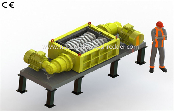 Good price Two Motors Drive Scrap Metal Shredder Different Sizes For Solid Materials online