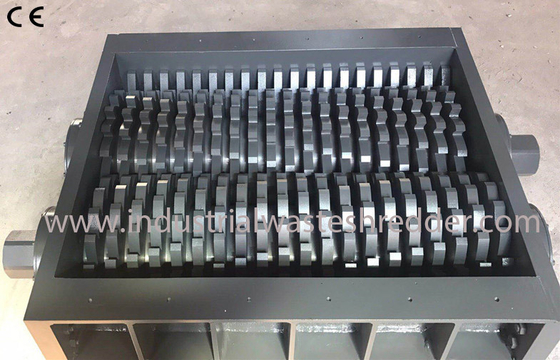 Customizable Plastic Film Shredder Steel Blade With PLC Control System