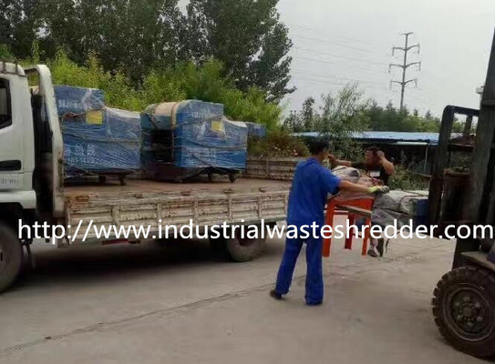 Industrial Waste Plastic Film Shredder Alloy Steel Blade For Jeans Scrap