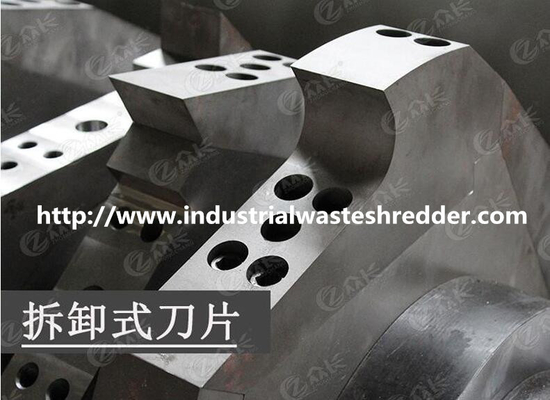 Good price Solid Metal Shredder Spare Parts Integral Blades High Hardness Anti - Oxidation online