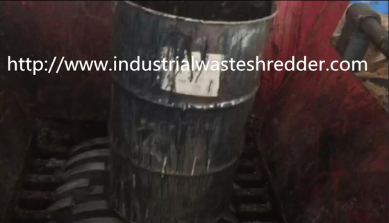 Industrial Metal Drum Shredder Machine Custom Output For Hollow Containers