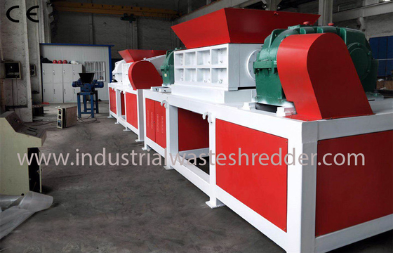 Plastic Dustbin Four Shaft Shredder ,  Automatic Medical Waste Shredder