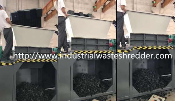 Good price Scrap Plastic Pallet Shredding Equipment Hydraulic Drive Customized Capacity online