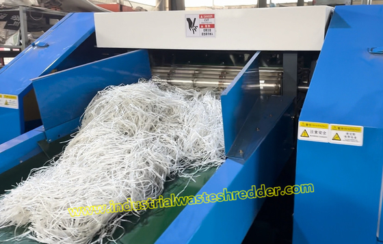 Good price PP Plastic Monofilament Shredder, High Efficiency Waste Yarns Pre-Shredder,Power Saving,Shredder for PP Raffia,PP Ropes Shredding Machine With Input &Out Conveyor,Wear-Resistant Blade online