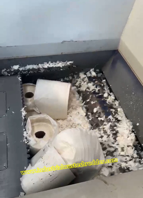 Good price Waste Paper Rolls Single Shaft Shredder Machine 75KW Cutting Motor Rotor Diameter 400mm Plastic Film Rolls Crusher Machine online