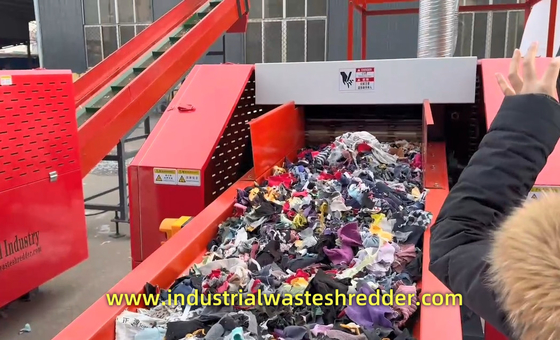 Good price Waste Fabric Grinder Clothes NonWoven Textile Crusher Power Saving Rotary Blades Cutter online