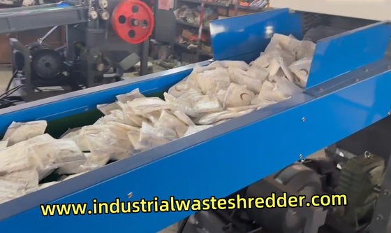Good price Defective Diapers Disposal Shredder Sanitary Napkin Crushing With Efficient Rotary Blades Cutter online