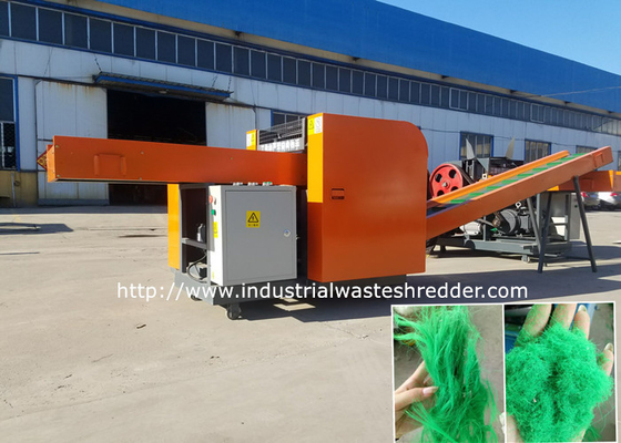 Plastic Fiber Rag Cutting Machine Polypropylene Fiber Crusher Rotating Twisted Knife