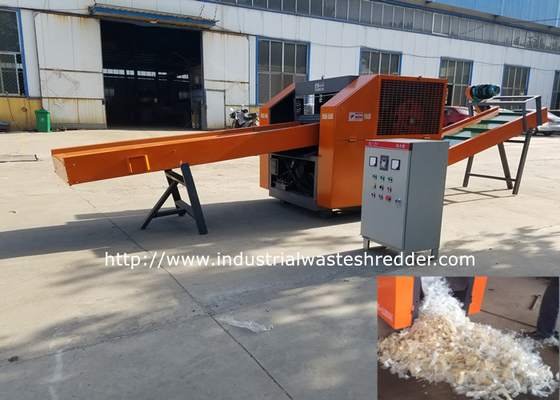 Plastic Films Rag Cutting Machine HDPE LDPE PE Films Recycling Crusher Easy Operated