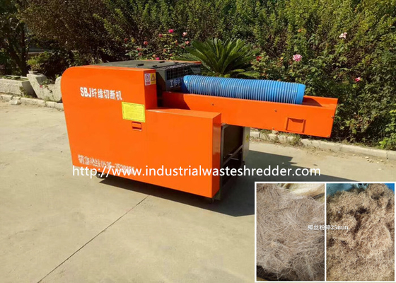 Coconut Fiber Rag Cutting Machine Palm Fiber Shredder Crusher High Efficiency Large Capacity