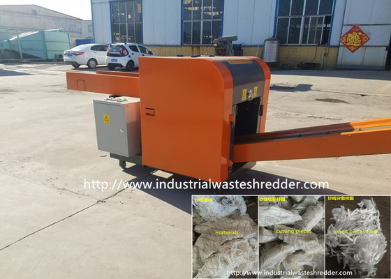 Good price Waste Yarn Rag Cutting Machine Spander Fiber Yarn Nylon Polyester Yarn Shredder online