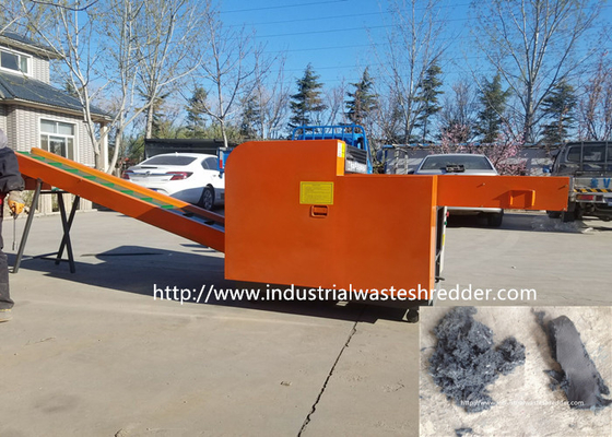 Good price Artificial Leather Rag Cutting Machine Cowhide PU Fur With Opener Device online