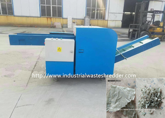 Durable Plastic Film Cutting Machine HDPE / LDPE / PVB / PP / PE / TPU Films Industry Shredder