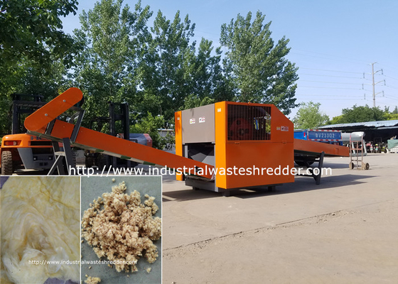 Rock Wool Foam Cutting Machine Glass Wool Foam Sponge EVA / EPS / EVE / XPS Shredder