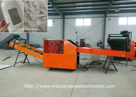 EPS Foam Industrial Shredder Machine Polystyrene Foam / Sponge Board Crusher