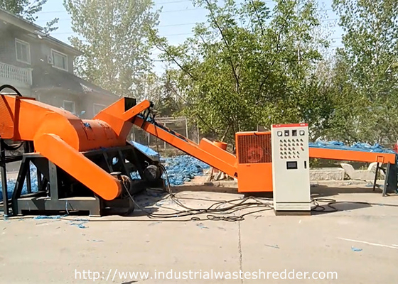 Good price Agricultural Films Dirty Ground Films Plastic Waste Shredder With Sand Soil Removal online