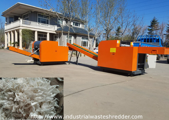 Low Noise Rag Cutting Machine , N95 / FFP2 / FFP3 Face Mask Waste Shredder