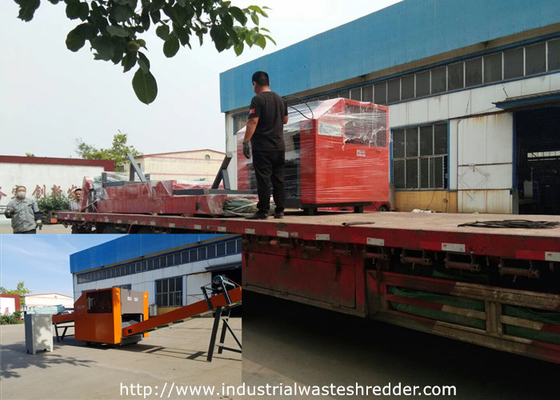 PVC / PVB Membrane Insulation Films 8000kg Waste Shredder Machine