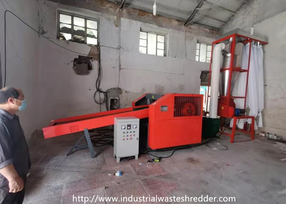 Safety Airbag Fabric Shredding Machine Hourly Up To 8 Tons Capacity