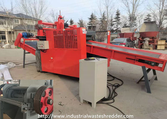 Good price PA Plastic Waste Shredder Nylon PA6 PA66 Bags Fiber Cutting Machine Rotary Blade online