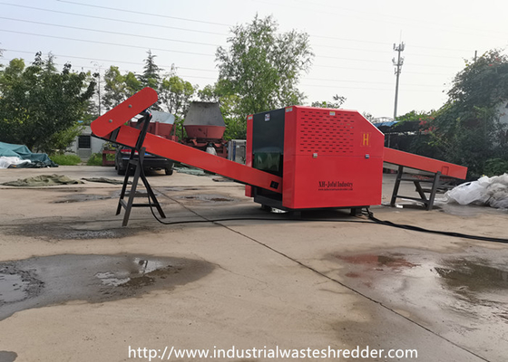 Plastic Twisted Rotary Blades Scrap Cutting Machine For Jumbo Bags