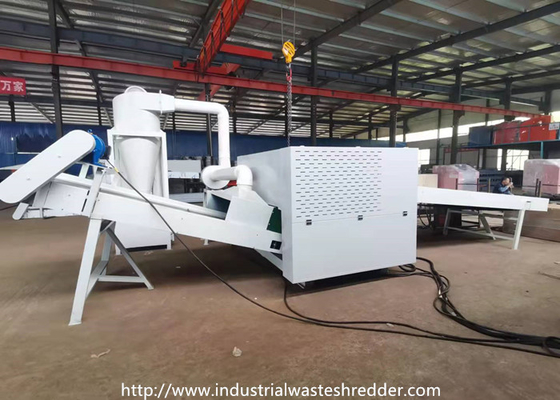 Monofilament Fiber Plastic Waste Shredder PP/Nylon/PA66/Polyester Fiber Yarn Cutter