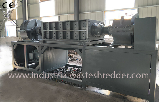 Good price Industrial Scrap Metal Shredder Customizable Capacity With Magnetic Separation System online