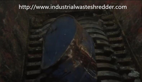 Good price Empty Oil Drum Large Shredder Machine High Strength With Automatic Detection online