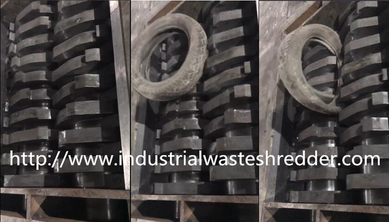 Good price Stable Rubber Tire Plastic Waste Shredder High Strength Wear Resistance online