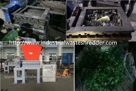 Good price Small Scale PET Bottle Shredder Machine 300kg/Hr Capacity For Recycling online