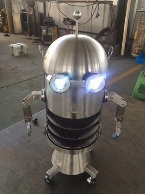Good price 304 Custom Stainless Steel Fabrication Pizza Planet Robot Custom Made To Transport Pizza From Kitchen To Guest's Table. online