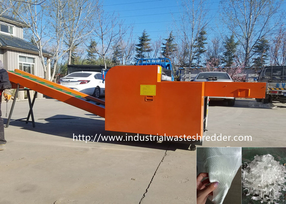 Good price Glass Fiber Fabric Cutting Machine Textile Cloth Shredder Crusher Rotating Knife online