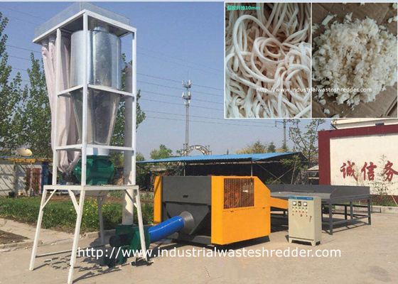 Viscose Fiber Cutting Machine Sticky Fiber Shredder Discharge Non Sticky