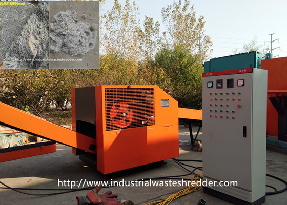 Carpet Rug Waste Recycling Rag Cutting Machine Foot Pad Leather Shredder Rotary Blades