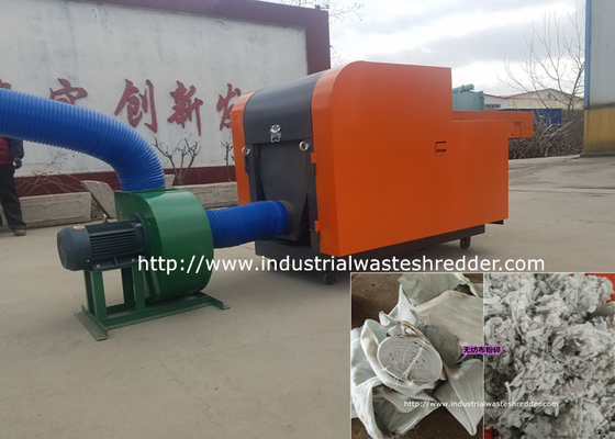 Good price Durable Non Woven Fabric Cutting Machine Defective Nonwoven Cloth Leftover Crushing online