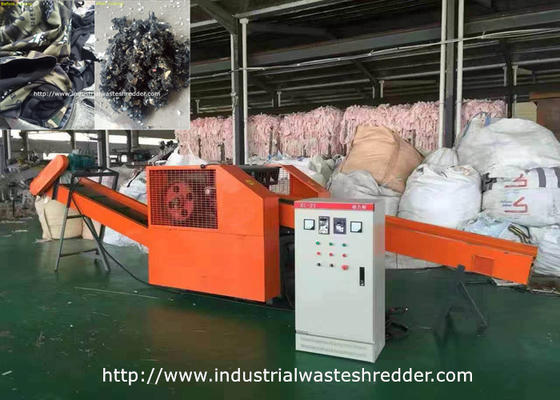Good price Uniform Clothes Industrial Waste Shredder Coat Underwear Pants Jeans Cutting Machine online