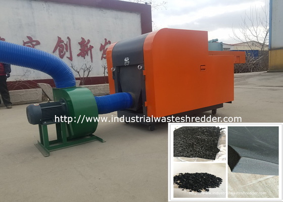 Good price Yoga Mat Latex Pad Waste Crusher Shredder TPE PVC CBR Mat Foam Sponge Cutting Machine online