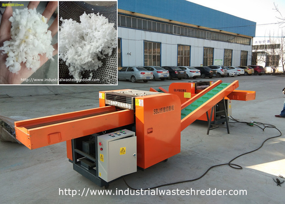 Good price High Density Elastic Sponge Waste Shredder Machine PU Sponge Memory Sponge Cutter online