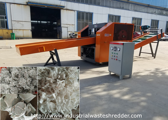 Good price Spunbond Nonwoven Rag Cutting Machine Face Mask Raw Materials Fabric Shredder online